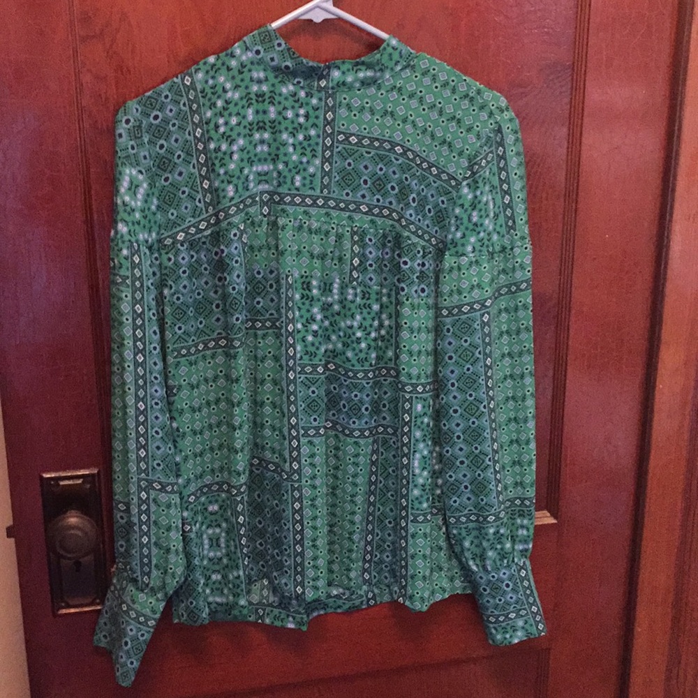 Loft size small green blouse